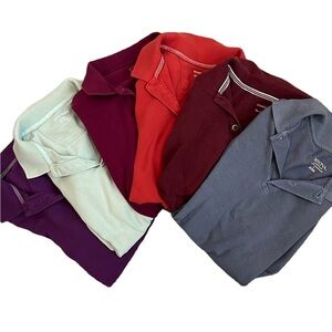 6 Men’s polos All S/Small